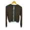 ザラ ZARA コントラストニットカーディガン レディース import:M
