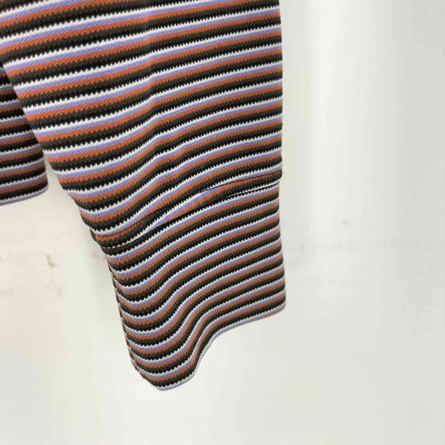 ポールスミスロンドン Paul Smith LONDON マルチカラー ジップアップボーダーシャツ メンズ M