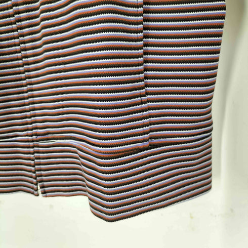 ポールスミスロンドン Paul Smith LONDON マルチカラー ジップアップボーダーシャツ メンズ M