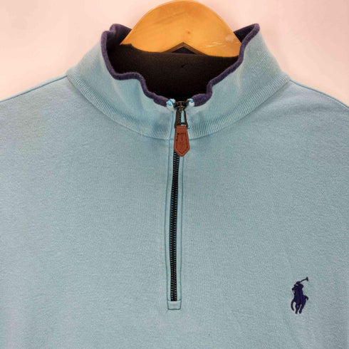 ポロゴルフラルフローレン POLO GOLF RALPH LAUREN スモールポニー刺繍ハーフジップスウェット メンズ S