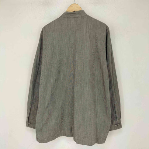 アイムプロダクトイッセイミヤケ im product ISSEY MIYAKE スタンドカラー シェルボタン コットン 長袖シャツ メンズ JPN:L