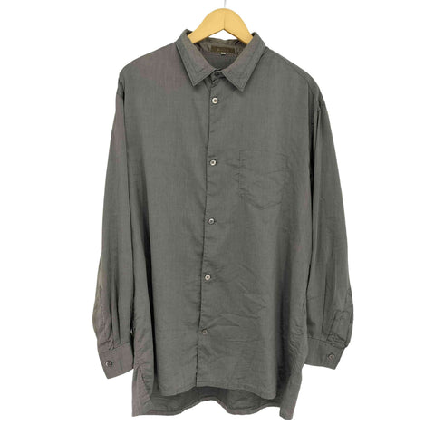 ワイズフォーメン Ys for men シェルボタン プレーンカラー 長袖シャツ メンズ JPN:3