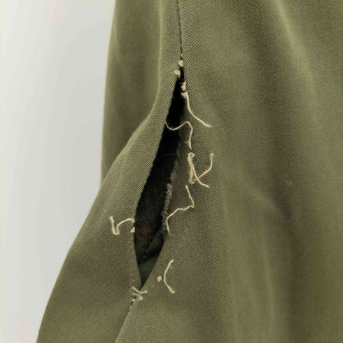 ユーエスネイビー U.S.NAVY 70-80S A-2 デッキ ジャケット ミリタリー 海軍 Coats&Clark ジップ メンズ