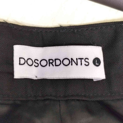 DOSORDONTS 折り返し ウール パンツ レディース L