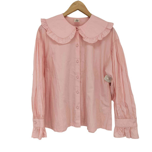 ドットアンドストライプスチャイルドウーマン Dot&Stripes CHILD WOMAN ボリュームカラーシャツ レディース FREE