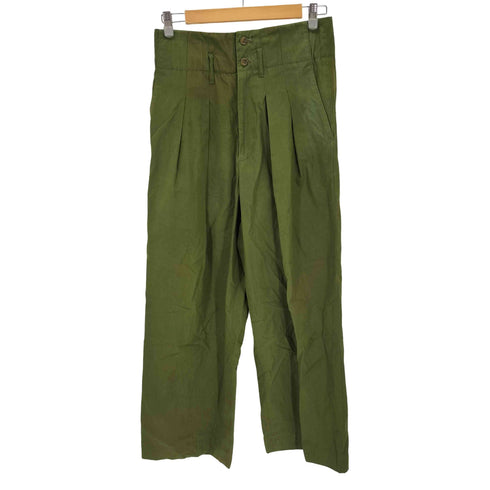 BECOME TREE HIGHT WEAST WIDE TUCK PANTS メンズ S