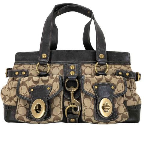 コーチ COACH 65th Pocket Flap Legacy Bag Black シグネチャーロゴ Y2K レディース