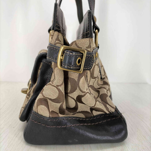 コーチ COACH 65th Pocket Flap Legacy Bag Black シグネチャーロゴ Y2K レディース