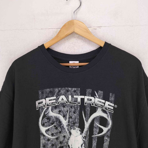 デルタプロウェイト DELTA PRO WEIGHT REALTREE スカルプリント S/S カットソー メンズ XL