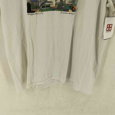 オニータ ONEITA 90s USA製 アートプリント Tシャツ メンズ XL