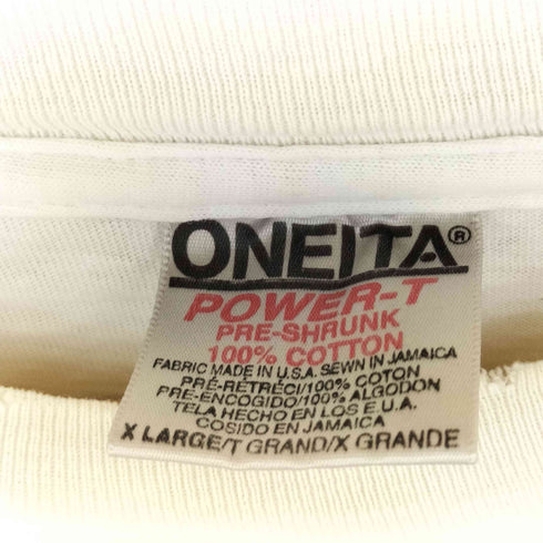 オニータ ONEITA 90s USA製 アートプリント Tシャツ メンズ XL