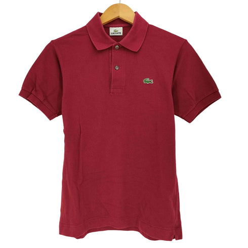 ラコステ LACOSTE クラシックフィット ロゴ刺繍 鹿の子 半袖ポロシャツ メンズ JPN:2