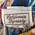 California Dynasty 80s USA製 花柄 コットンポリ ワンピース レディース M