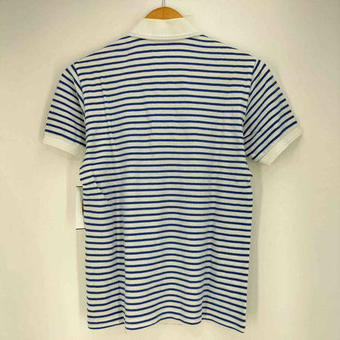 フレッドペリー FRED PERRY ロゴ刺繍 鹿の子 ボーダー 半袖ポロシャツ レディース JPN:S