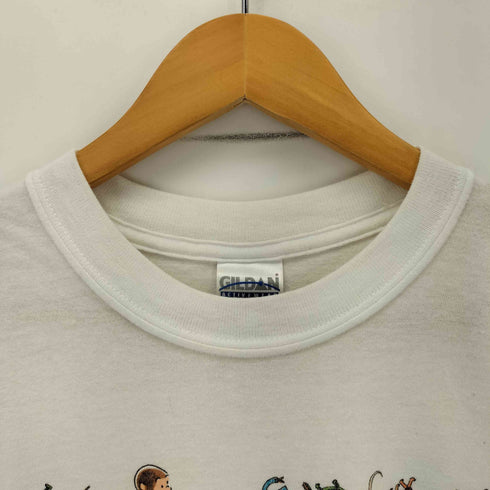 ギルダン GILDAN 90s キャラクタープリントクルーネックTシャツ レディース L