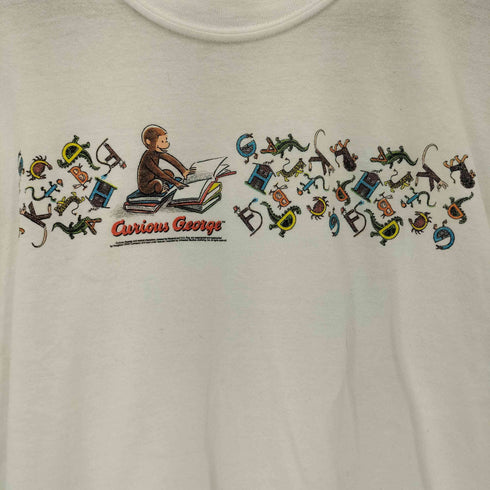 ギルダン GILDAN 90s キャラクタープリントクルーネックTシャツ レディース L