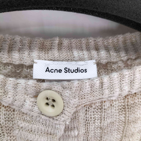 アクネストゥディオズ ACNE STUDIOS シアーリブカーディガン レディース S