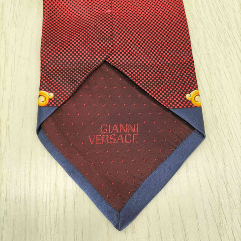 ジャンニヴェルサーチ GIANNI VERSACE 総柄シルクネクタイ メンズ