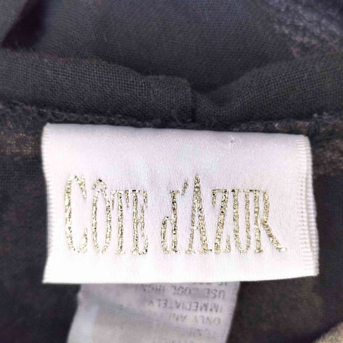 Cote d'Azur USA製 ドット シアー フーデット シャツ レディース