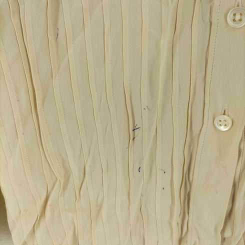 リズクレイボーン LIZ Claiborne シルク100 バンドカラー シャツ レディース 8