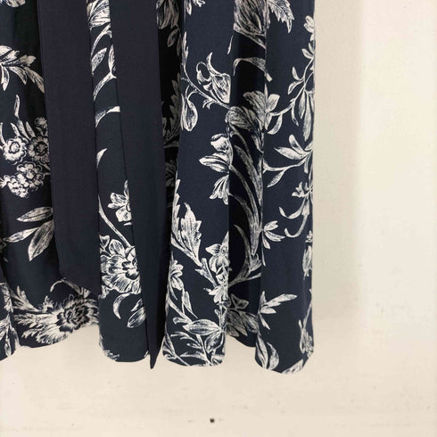 ローラアシュレイ LAURA ASHLEY 花柄 ウエストリボン ワンピース レディース JPN:9号