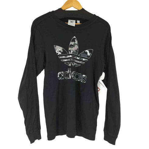 アディダスオリジナルス adidas Originals グラフィック カモストライプ L/S Tシャツ メンズ import:S