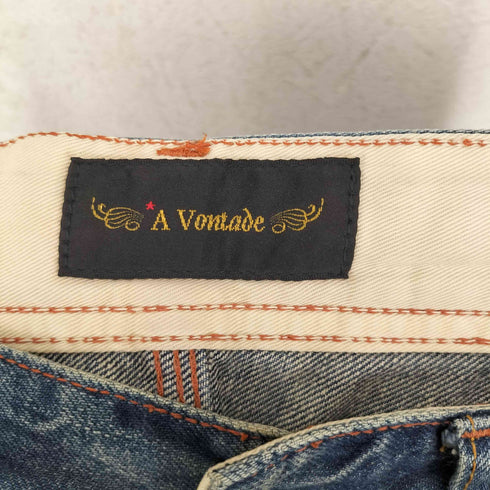 アボンタージ A VONTADE シンチバッグ ペインターバギー デニムパンツ メンズ