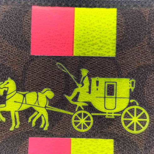コーチ COACH ラウンドファスナー シグネチャー長財布 レディース