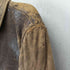 Sheep leather jacket ロングスリーブ LUCAS刻印ボタン シープレザージャケット メンズ