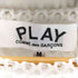 プレイコムデギャルソン PLAY COMME des GARCONS 25SS BLACKエンブレムメッシュTシャツ メンズ M