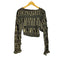 アメリ AMERI MANY WAY JACQUARD SHORT KNIT TOP レディース S