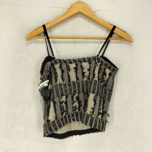 アメリ AMERI MANY WAY JACQUARD SHORT KNIT TOP レディース S