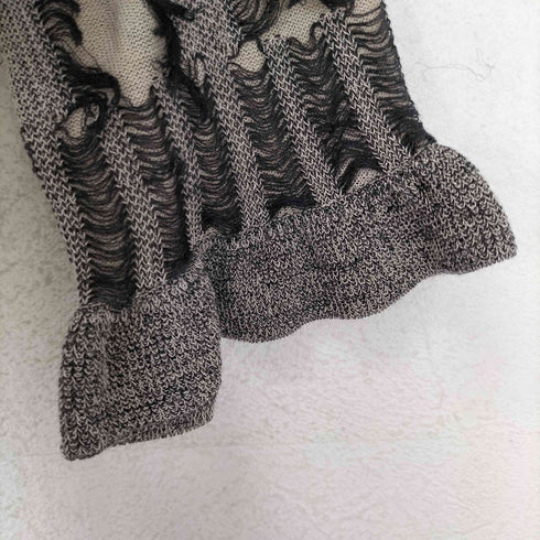 アメリ AMERI MANY WAY JACQUARD SHORT KNIT TOP レディース S