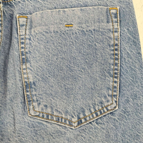 ザラ ZARA パール装飾 カットオフデニムパンツ レディース 38