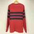 ポロバイラルフローレン Polo by RALPH LAUREN 90s USA製 裾ポニー クルーネック ボーダー L/S Tシャツ メンズ import:L