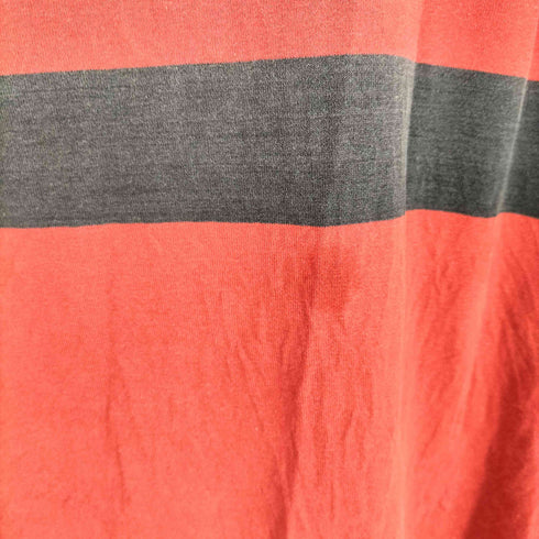 ポロバイラルフローレン Polo by RALPH LAUREN 90s USA製 裾ポニー クルーネック ボーダー L/S Tシャツ メンズ import:L