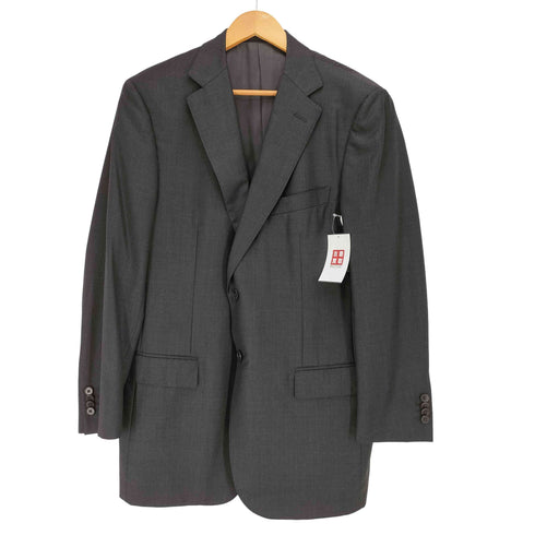 エルメネジルドゼニア Ermenegildo Zegna TROFEO SILK イタリア製 ウール混 シルク テーラードジャケット メンズ 52R