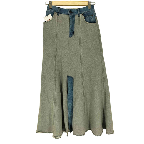 アメリ AMERI DENIM DOCKING SWEAT SKIRT レディース