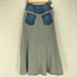 アメリ AMERI DENIM DOCKING SWEAT SKIRT レディース