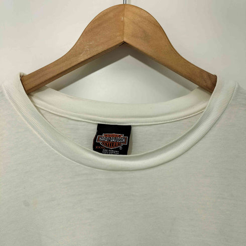 ハーレーダビッドソン HARLEY-DAVIDSON 00s 2002 USA製 両面プリント オーバーサイズ ポケット Tシャツ メンズ XXXL