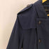 バーバリーブラックレーベル BURBERRY BLACK LABEL 裏地ノバチェック エポレット ガンフラップ付き ダブル バルマカーン ステンカラー コート メンズ import:M