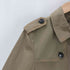 バーバリーブラックレーベル BURBERRY BLACK LABEL 裏地ノバチェック エポレット ガンフラップ付き ダブル バルマカーン ステンカラー コート メンズ import:M