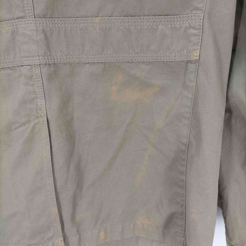 バーバリーブラックレーベル BURBERRY BLACK LABEL 裏地ノバチェック エポレット ガンフラップ付き ダブル バルマカーン ステンカラー コート メンズ import:M