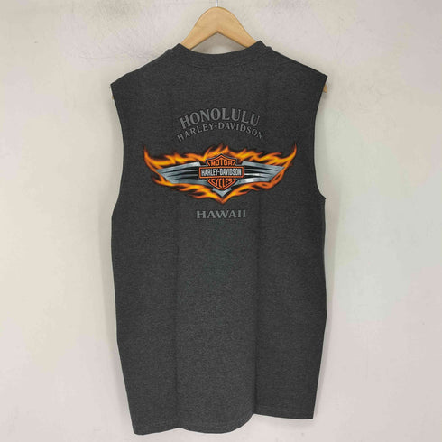 ハーレーダビッドソン HARLEY-DAVIDSON USA製 両面プリント タンクトップ メンズ import:M