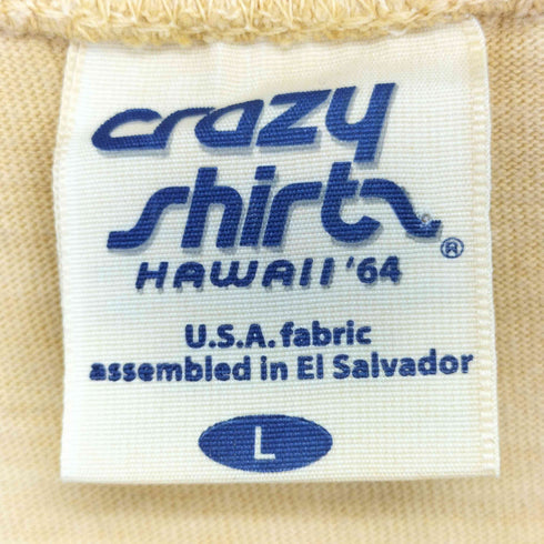 クレイジーシャツ CRAZY SHIRTS north shore brewing hawaii 企業 Tシャツ beer メンズ import:L