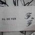 フィルデフェール FIL DE FER 24SS チューリップ ホワイトデニム ベスト レディース FREE