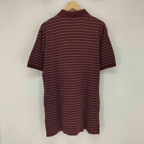 ポロバイラルフローレン Polo by RALPH LAUREN ポニー刺繍 コットンボーダーポロシャツ メンズ import:L