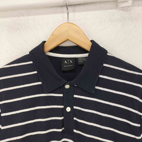 アルマーニエクスチェンジ ARMANI EXCHANGE マリンボーダーポロシャツ メンズ import:M