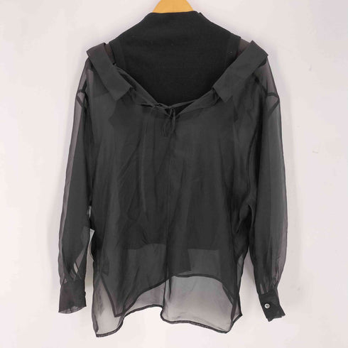 フレイアイディー FRAY I.D 26SS セミシアーシャツレイヤードニット レディース F