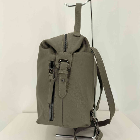 DEPRAL 2WAY レザー オーバル バックパック レディース
